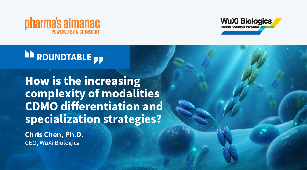 WuXi Biologics CEO Chris Chen: In the Era of Complex Molecules, Innovators Need CDMOs with Specialized and Integrated Capabilities