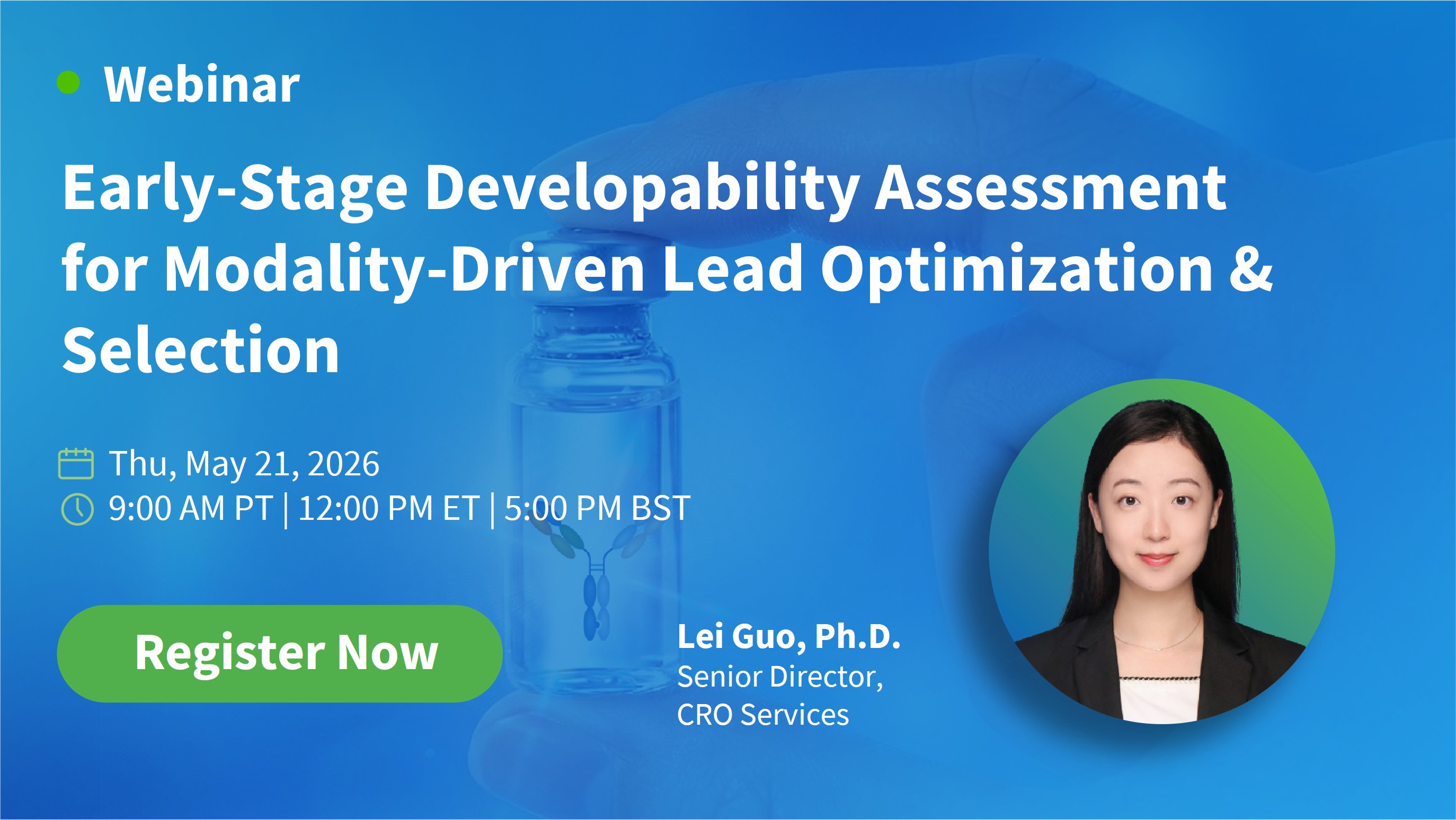 Discover how early-stage developability assessment supports modality-driven lead optimization with in silico analysis, high-throughput in vitro assays, and risk-mitigation insights